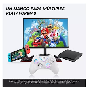 Foto 5 | Control Joystick Inalámbrico Para Nintendo Switch, Blanco