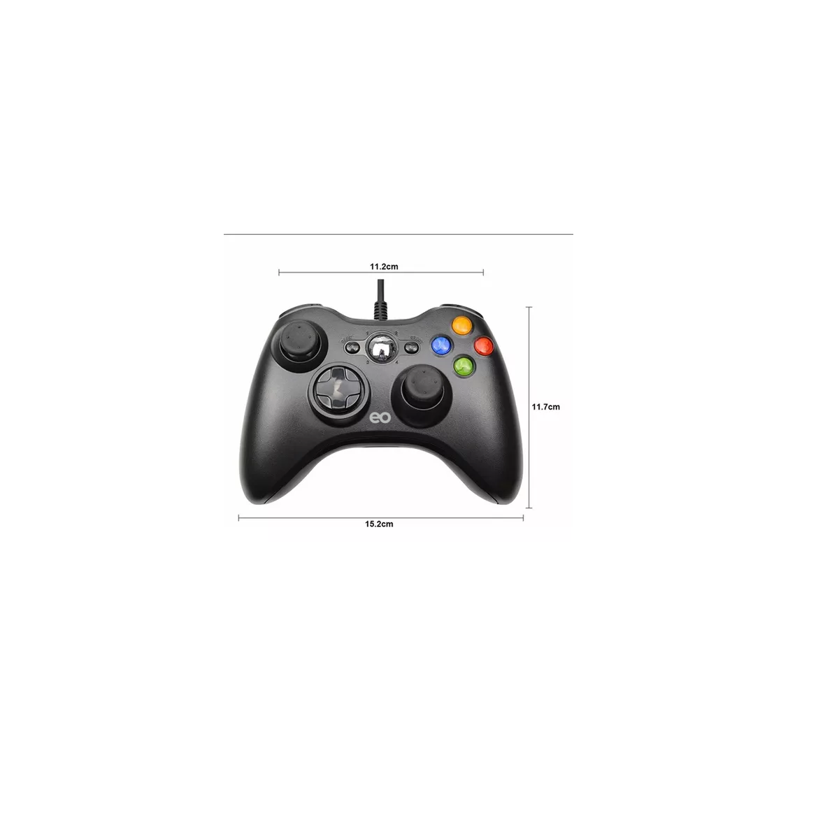 Foto 3 | Gamepad Alambrico para Xbox 360 y PC Windows ESI-10739-1 Negro