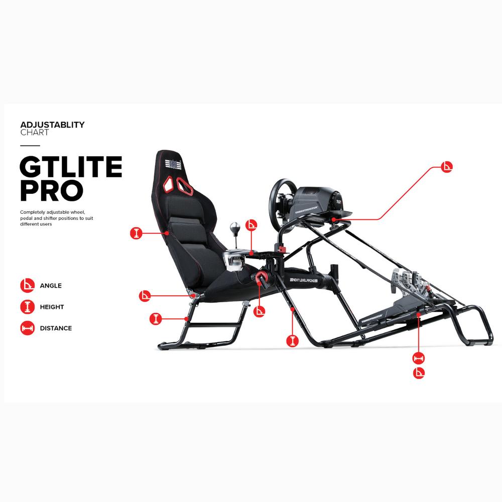 Foto 8 pulgar | Asiento de Carreras Gt Lite Pro Plegable