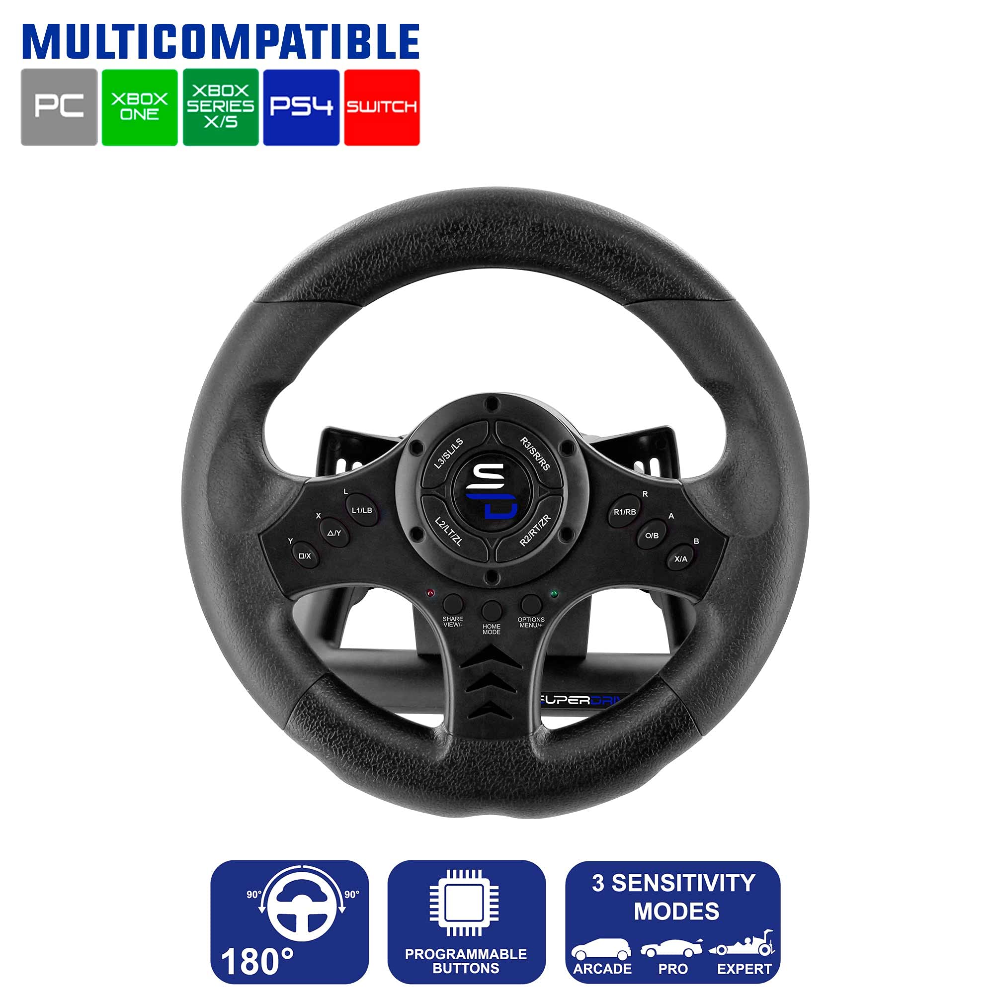 Foto 3 pulgar | Volante de Carreras Subsonic Superdrive Sv450 Xbox/ps/pc - Venta Internacional
