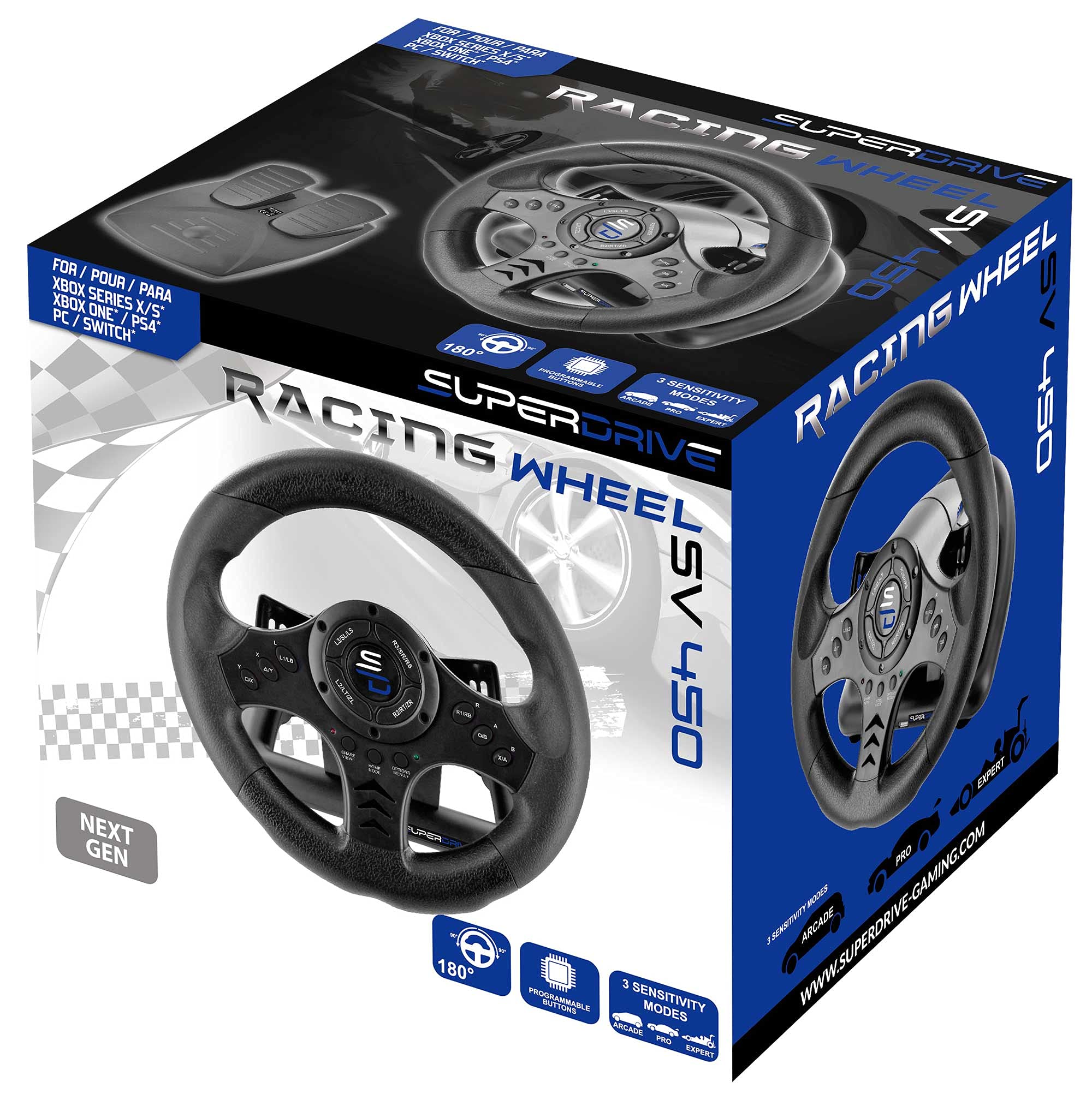 Foto 6 pulgar | Volante de Carreras Subsonic Superdrive Sv450 Xbox/ps/pc - Venta Internacional