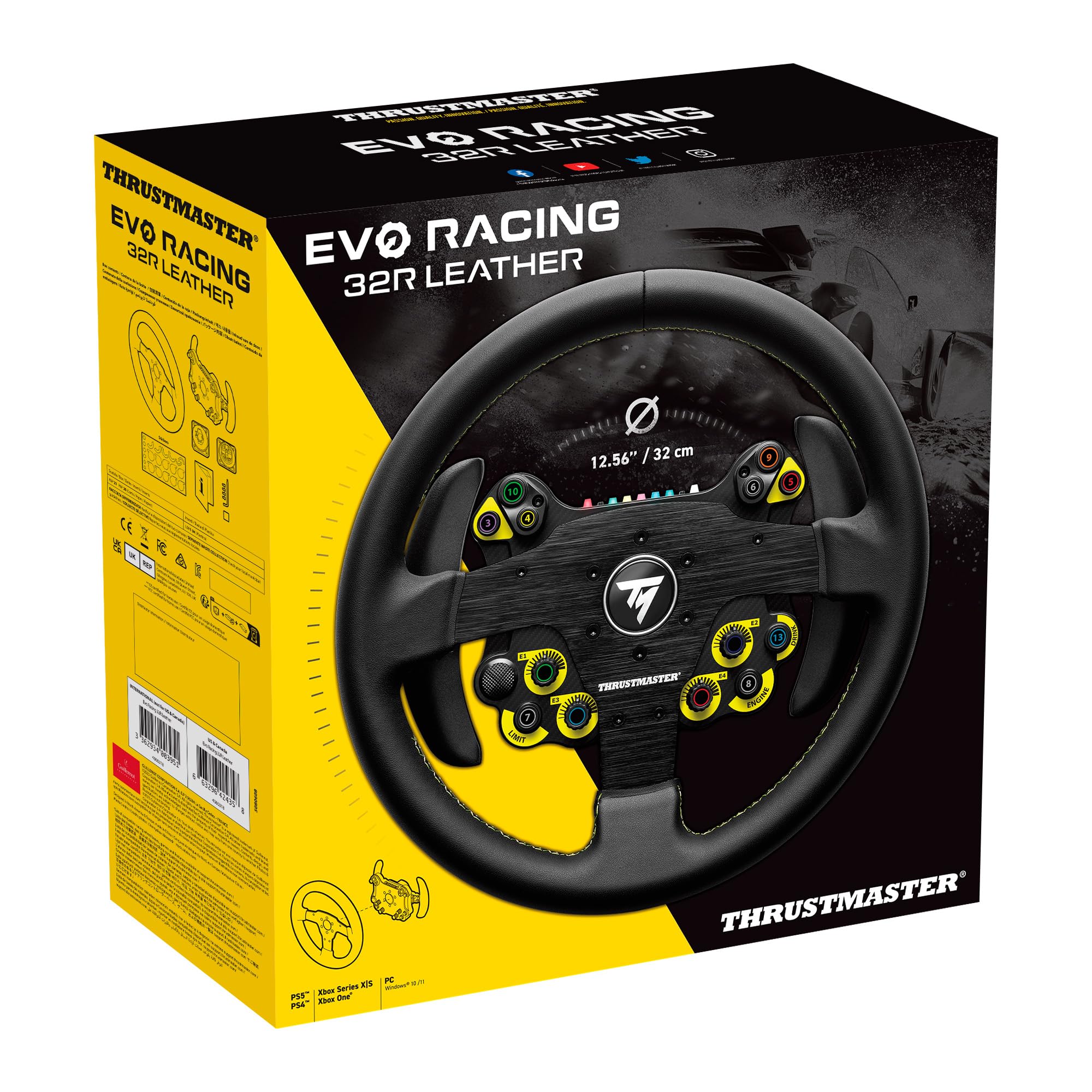Foto 6 pulgar | Volante Para Juegos Thrustmaster Evo Racing 32r Leather - Venta Internacional.