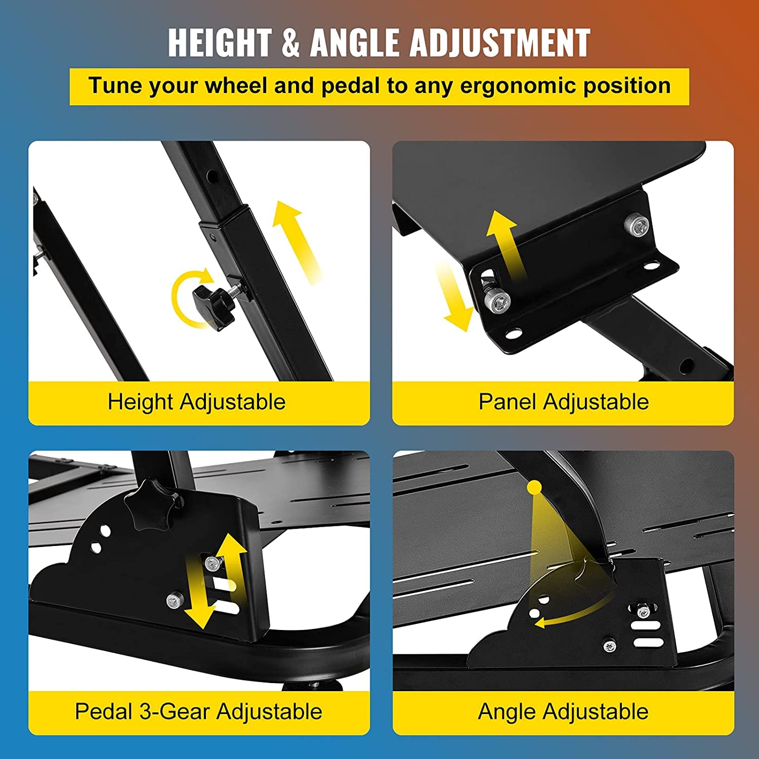 Foto 4 | Soporte Para Volante De Carreras Vevor G920, Soporte Para Palanca De Cambios - Venta Internacional.