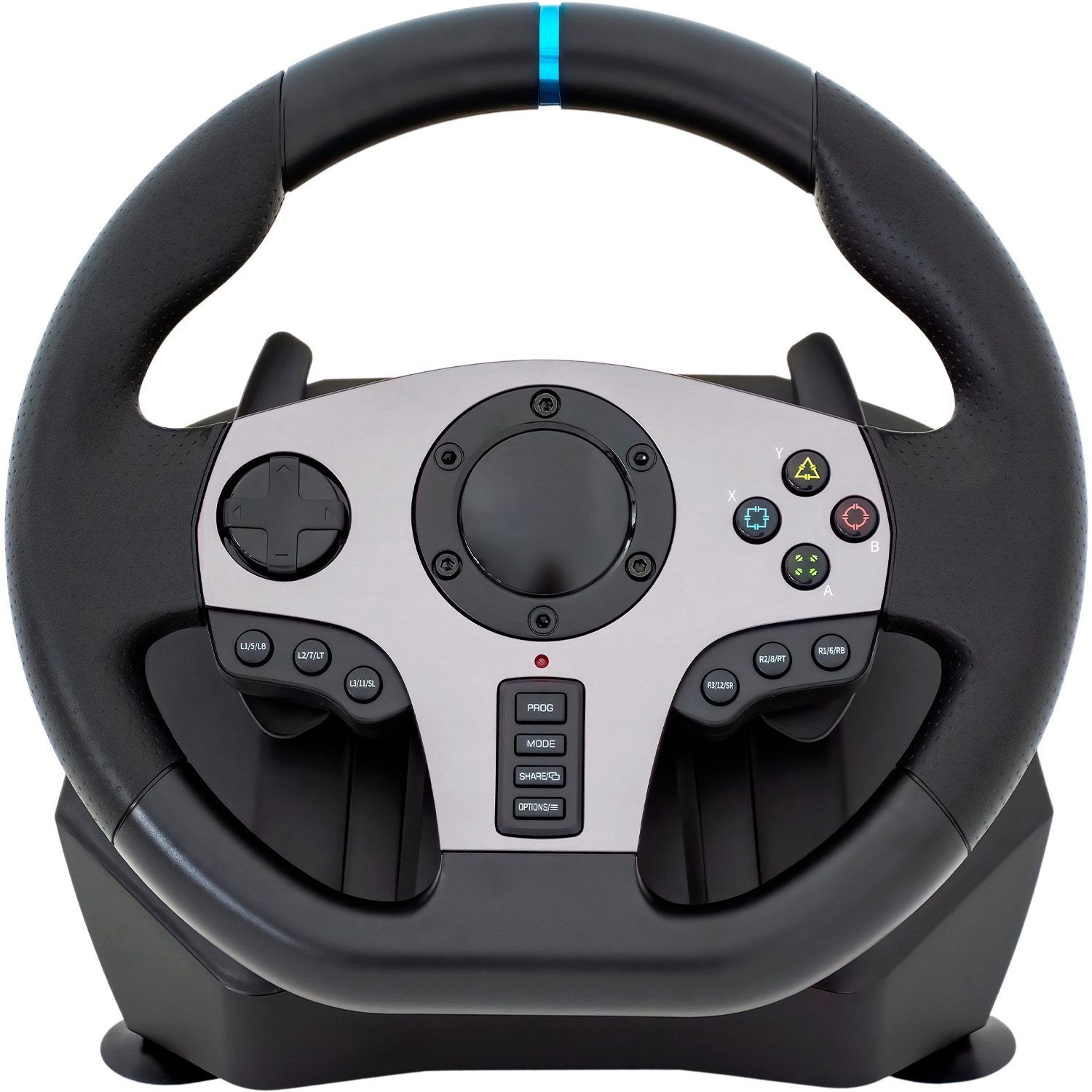 Foto 3 pulgar | Volante Pedales y Palanca Audiotek color Negro para Xbox One Series/PC/PS3/Switch