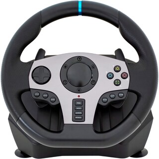Foto 2 | Volante Pedales y Palanca Audiotek color Negro para Xbox One Series/PC/PS3/Switch
