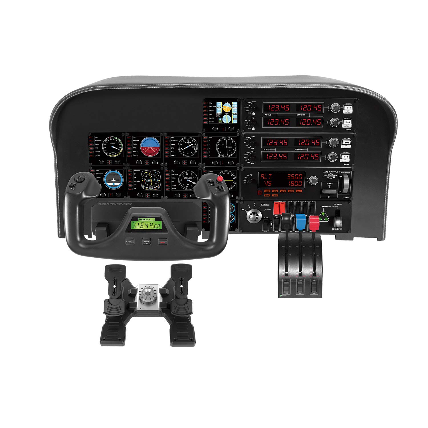 Foto 5 pulgar | Pedales De Timón Logitech G Pro Flight Para Pc Y Windows - Venta Internacional.