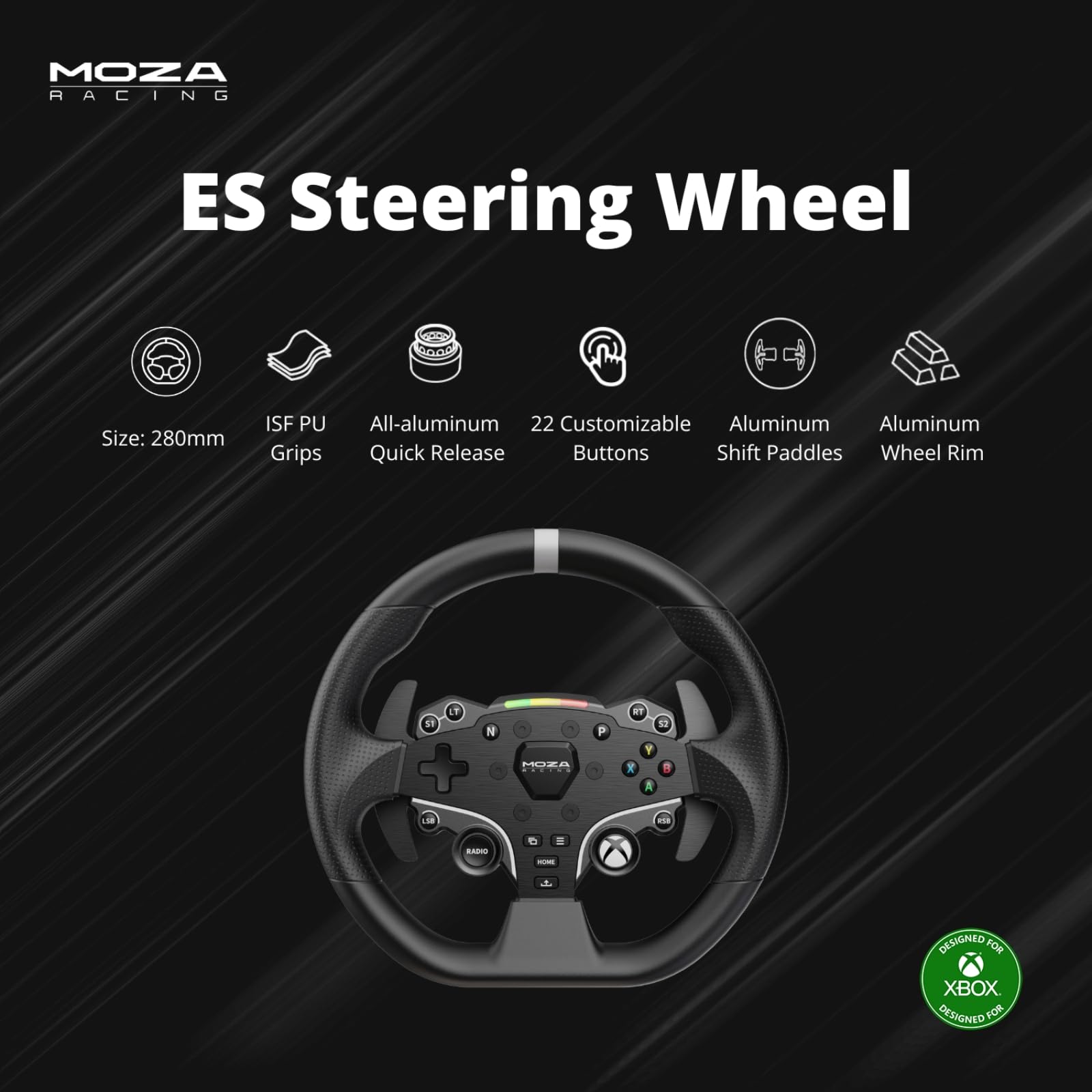 Foto 5 pulgar | Paquete De Volante Y Pedales De Carreras Moza R3 Para Xbox Y Pc - Venta Internacional.