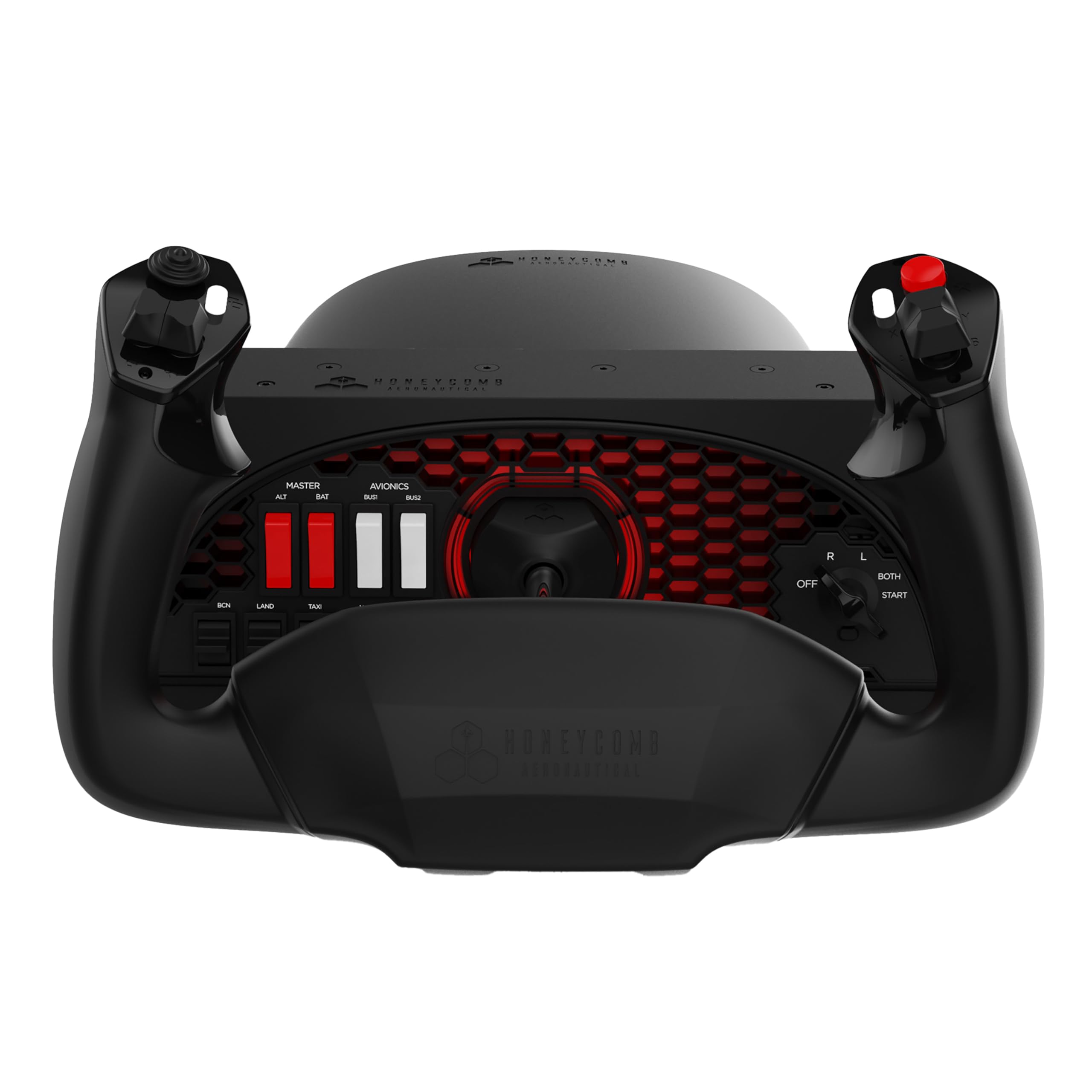 Foto 2 pulgar | Flight Controls Honeycomb Alpha Yoke Con Panel De Interruptores - Venta Internacional.