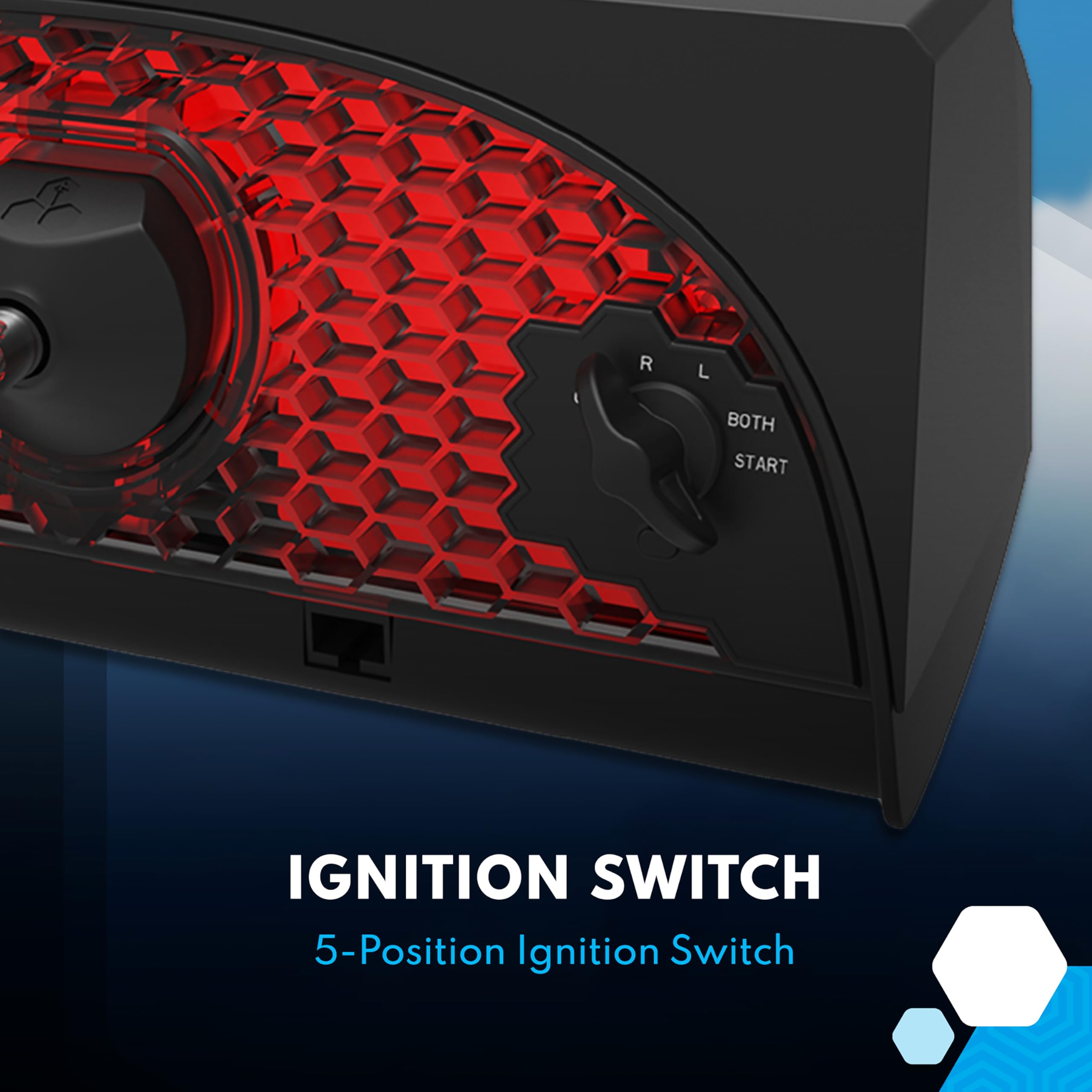 Foto 6 pulgar | Flight Controls Honeycomb Alpha Yoke Con Panel De Interruptores - Venta Internacional.