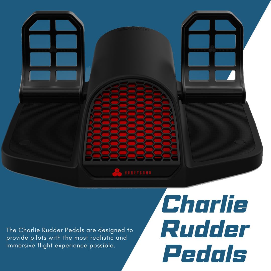 Foto 3 pulgar | Pedales De Timón Honeycomb Aeronautical Charlie Con Funda Antipolvo - Venta Internacional.