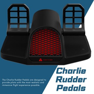Foto 2 | Pedales De Timón Honeycomb Aeronautical Charlie Con Funda Antipolvo - Venta Internacional.