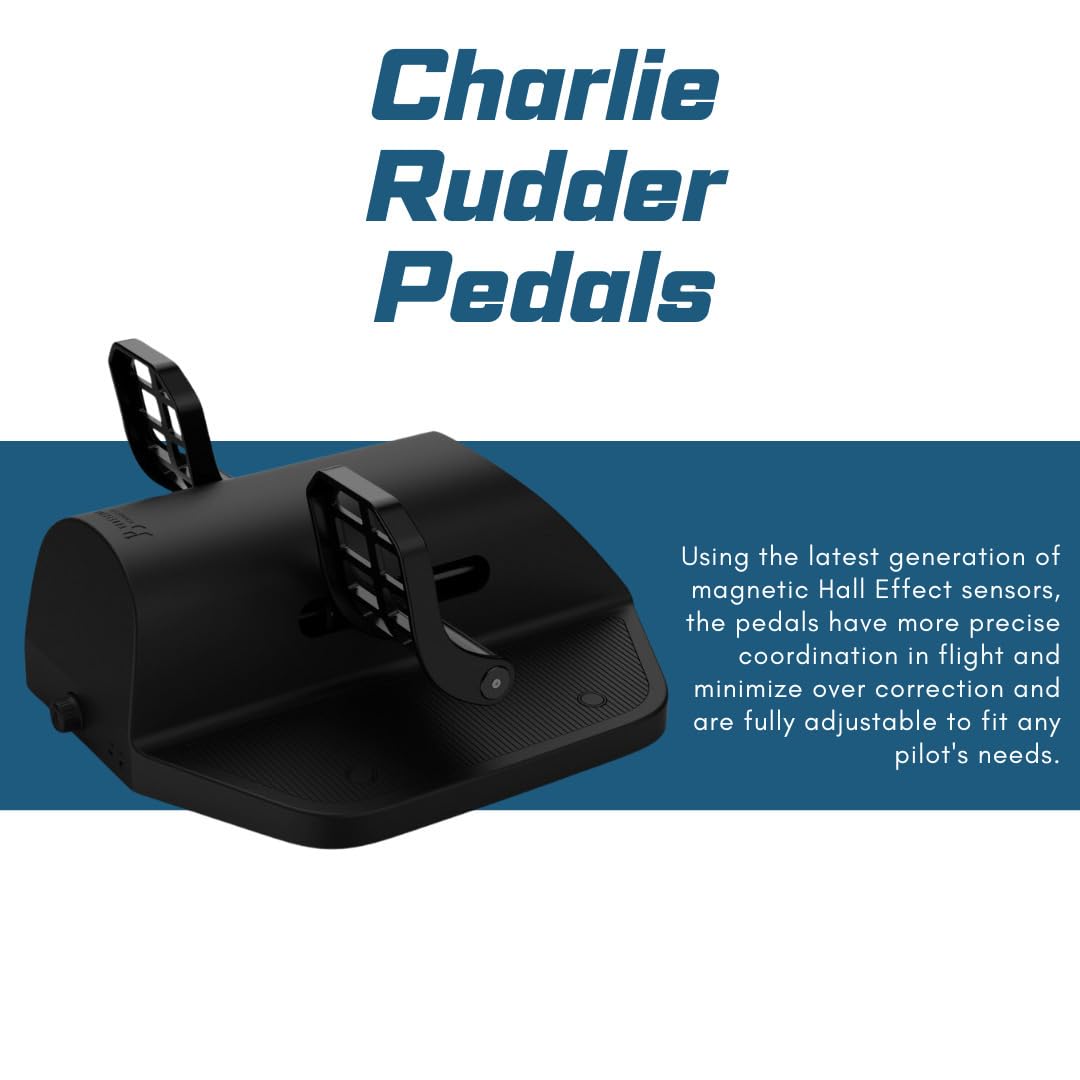 Foto 5 pulgar | Pedales De Timón Honeycomb Aeronautical Charlie Con Funda Antipolvo - Venta Internacional.
