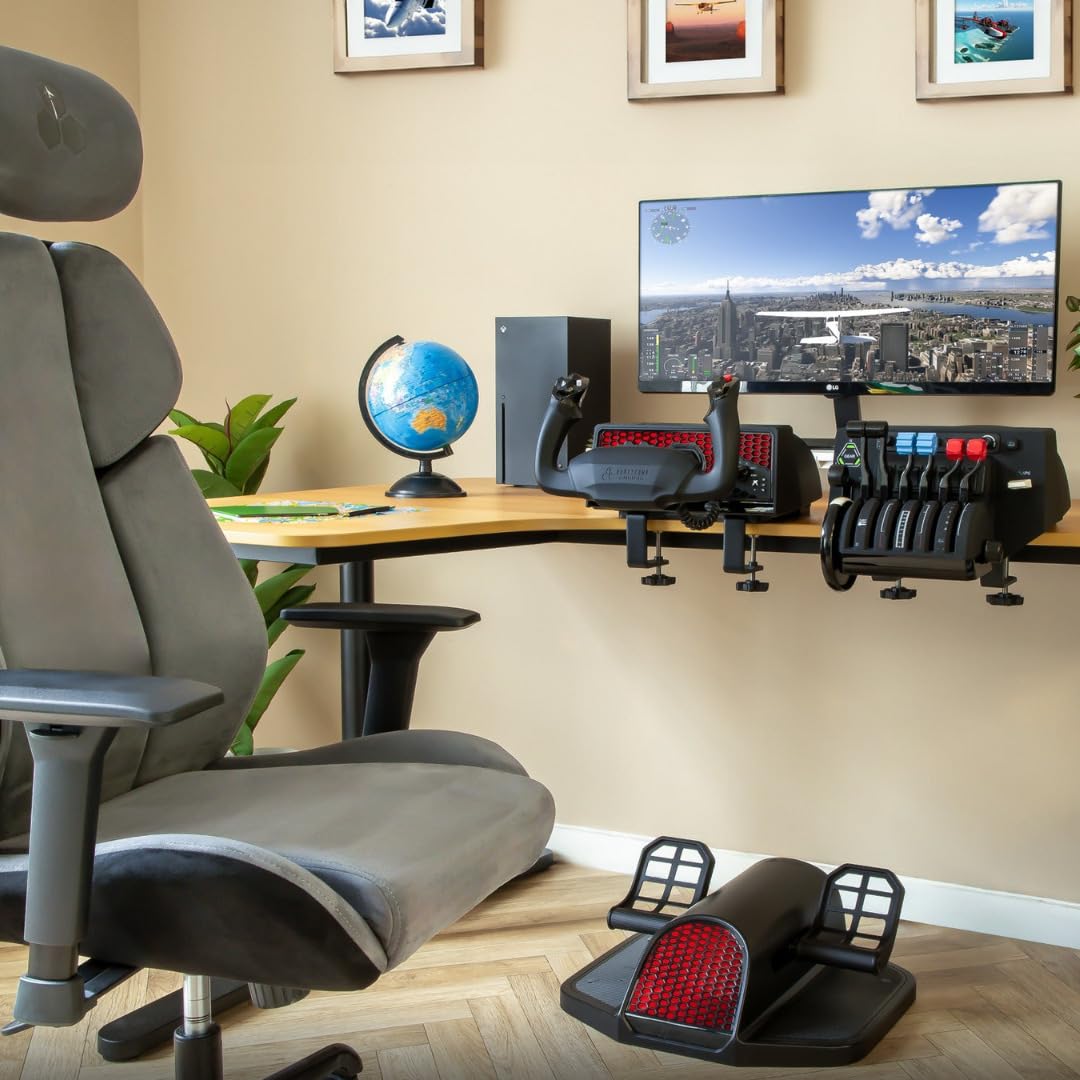 Foto 6 | Pedales De Timón Honeycomb Aeronautical Charlie Con Funda Antipolvo - Venta Internacional.