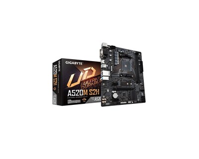 Foto 1 | Tarjeta Madre Gigabyte A520M S2H Amd Ryzen 5000 series 3rd gen Ryzen AM4 2xddr4 max de 64 Gb