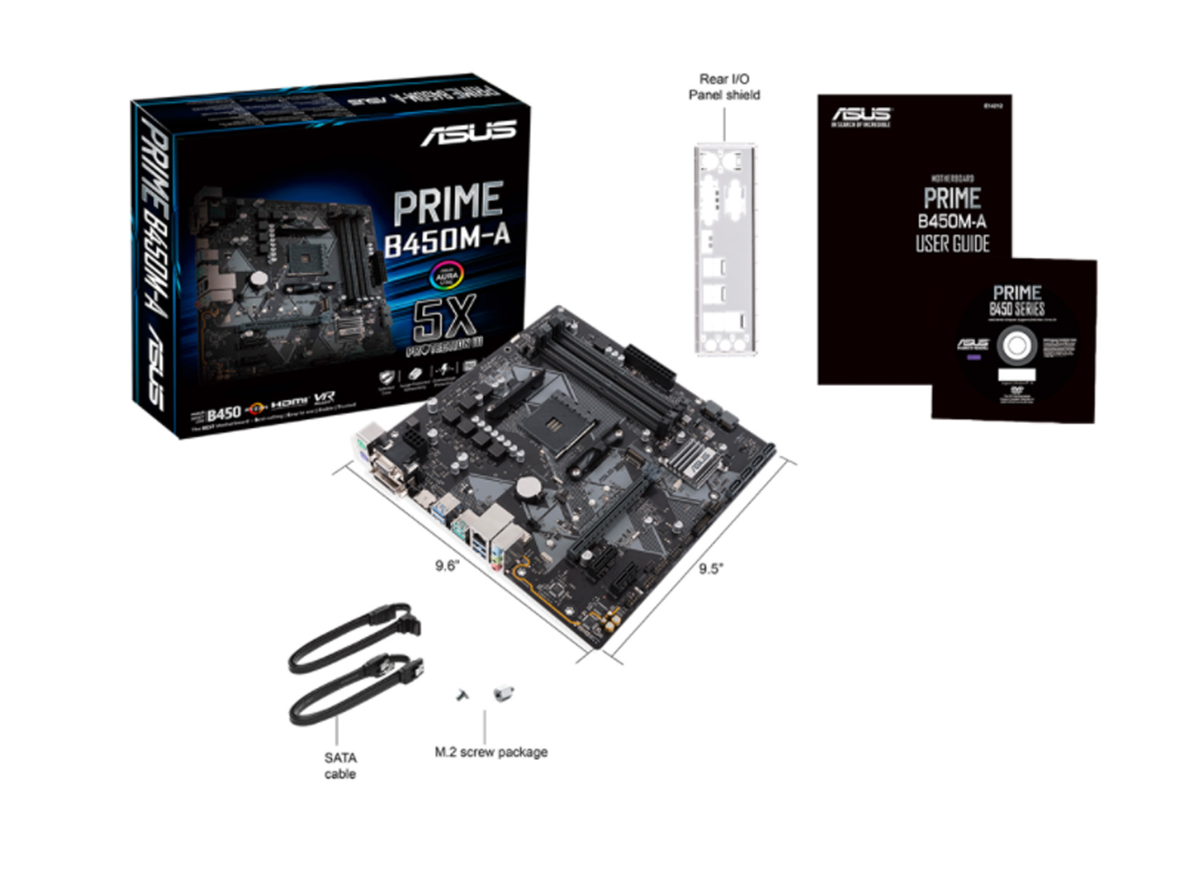 Foto 1 | Tarjeta Madre Mb Asus Prime B450m-a Ii Am4