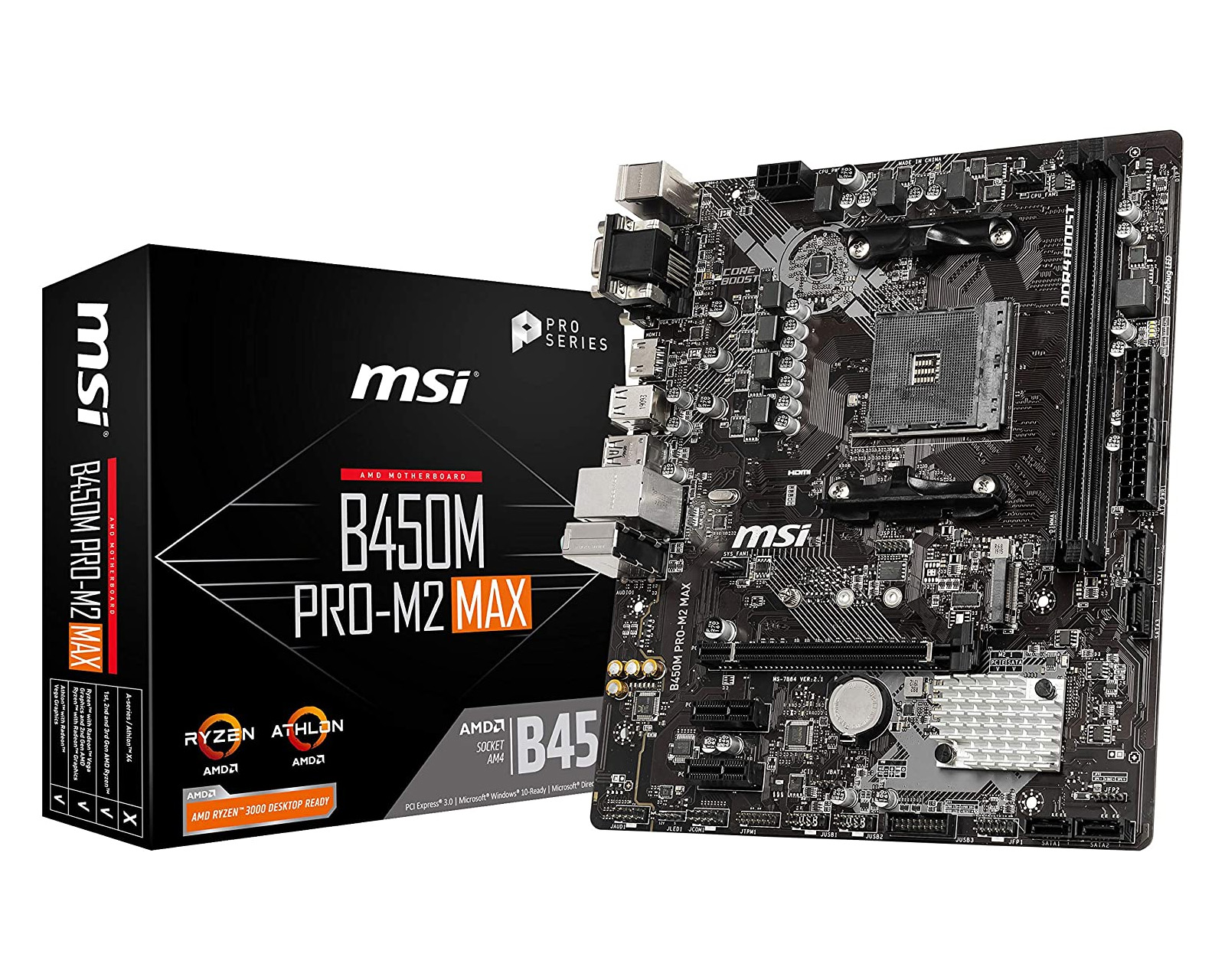 Tarjeta Madre Msi B450m Pro-m2 Mx Am4