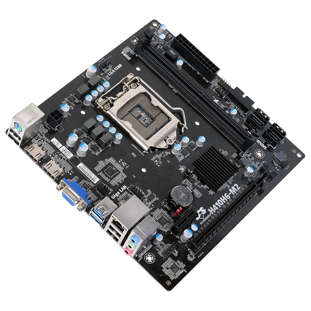 Foto 2 pulgar | Tarjeta Madre Ecs H410h6 M2 Intel 1200 Ddr4 Micro Atx Negro