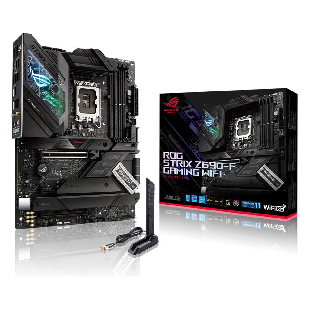 Foto 2 pulgar | Tarjeta Madre Asus Rog Strix Z690-f Gaming Wifi 1700 Ddr5 Rgb Atx color Negro