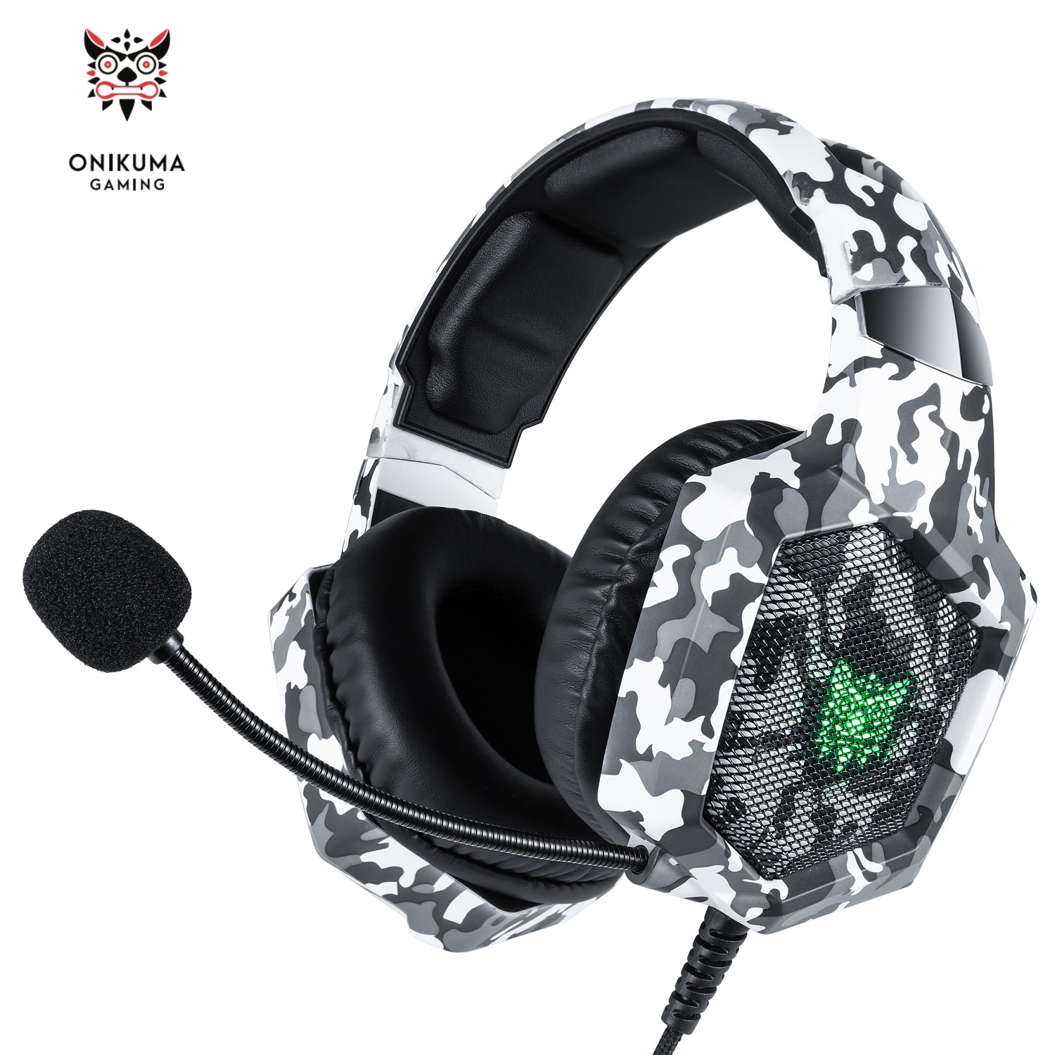 Foto 2 pulgar | Auriculares Para Juegos Onikuma K8 Con Cable Y Luces Rgb - Venta Internacional.