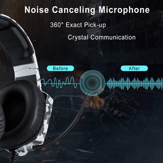 Foto 5 | Auriculares Para Juegos Onikuma K8 Con Cable Y Luces Rgb - Venta Internacional.
