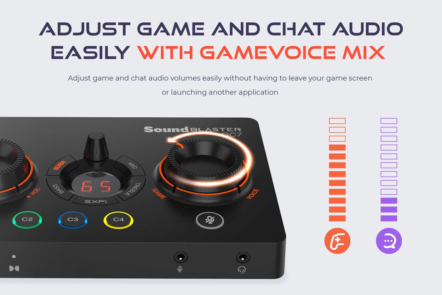 Foto 6 | Tarjeta De Sonido Creative Sound Blaster Gc7 Next Gen Gaming Usb - Venta Internacional.