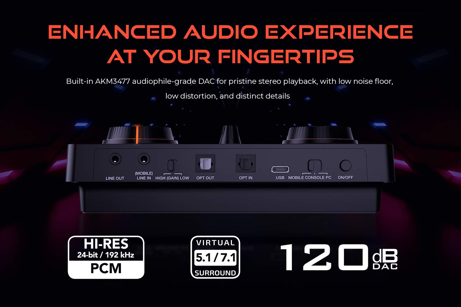 Foto 8 pulgar | Tarjeta De Sonido Creative Sound Blaster Gc7 Next Gen Gaming Usb - Venta Internacional.