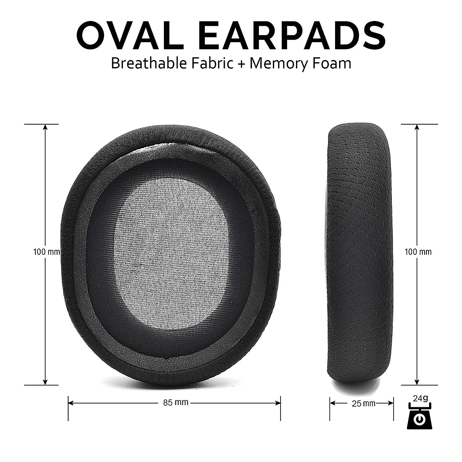 Foto 5 pulgar | Almohadillas De Repuesto De Tela Negra Para Arctis 3/5/7/9 - Venta Internacional.