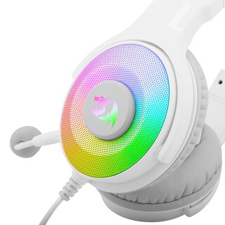 Foto 3 | Audífonos Headset Gamer Redragon color Blanco Pandora White H350rgb Adaptador Consolas