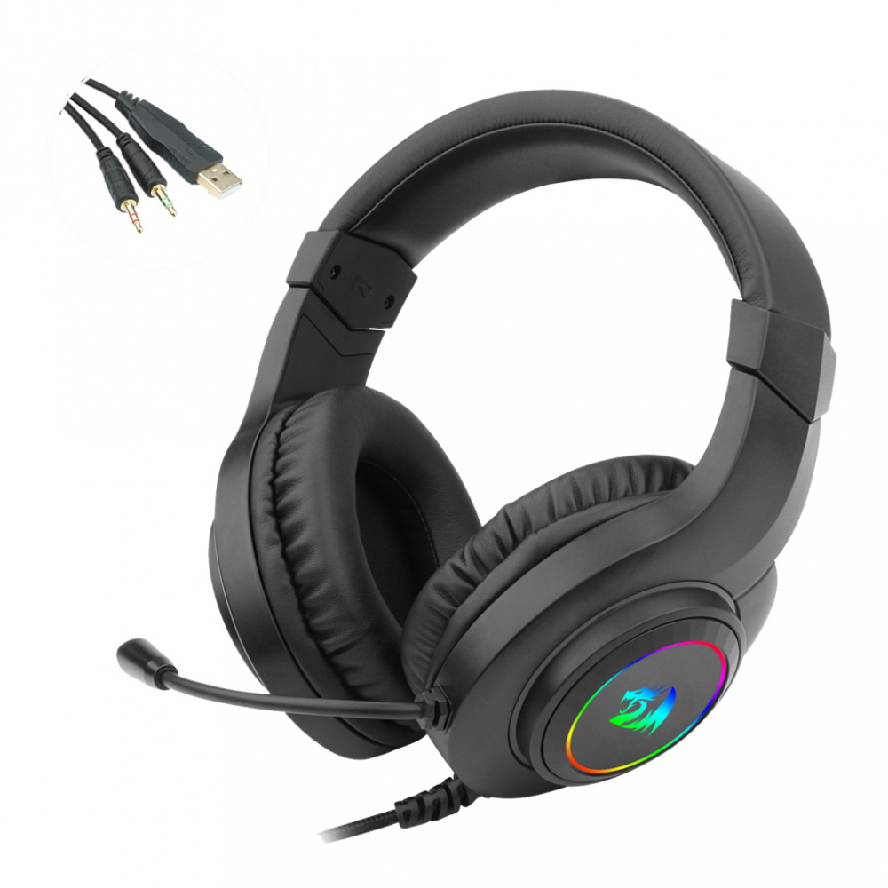 Foto 6 pulgar | Audífonos Headset Gamer Redragon Hylas H260-rgb color Negro