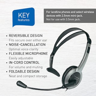 Foto 5 | Auriculares Kx-tca430 Ajuste Cómodo Cancelación de Ruido Gris - Venta Internacional
