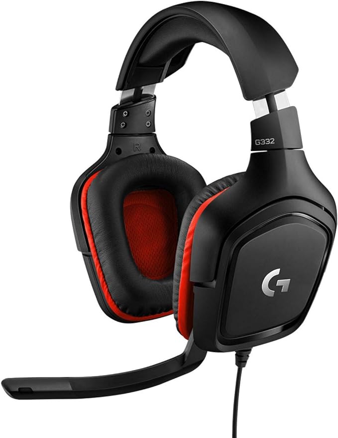 Foto 1 | Logitech G332 Audífonos Gaming Con Cable, Transductores 50 Mm, Almohadillas Giratorias Cuero Sintético, 3,5 Mm