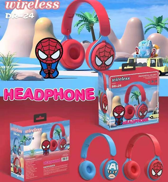 Foto 4 pulgar | Venta Internacional- Auriculares Bluetooth HTTN Spider-Man Plegables