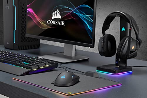 Foto 9 pulgar | Venta Internacional - Soporte Para Auriculares Corsair St100 Rgb Premium Con Sonido