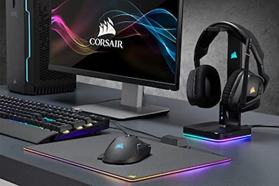 Foto 8 | Venta Internacional - Soporte Para Auriculares Corsair St100 Rgb Premium Con Sonido