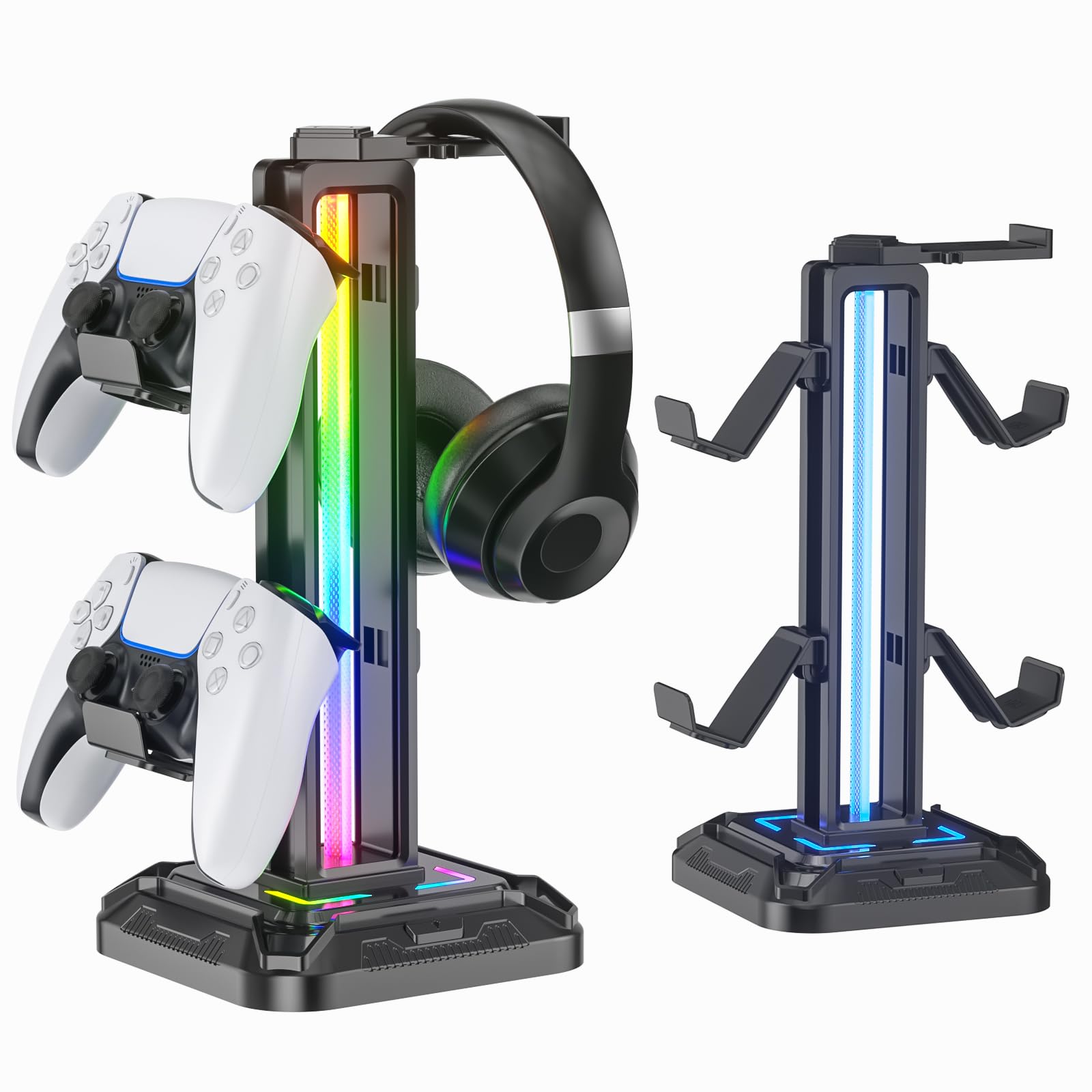 Soporte Para Auriculares Kdd Rgb Con 9 Modos De Luz Y Soporte Para Controlador - Venta Internacional.