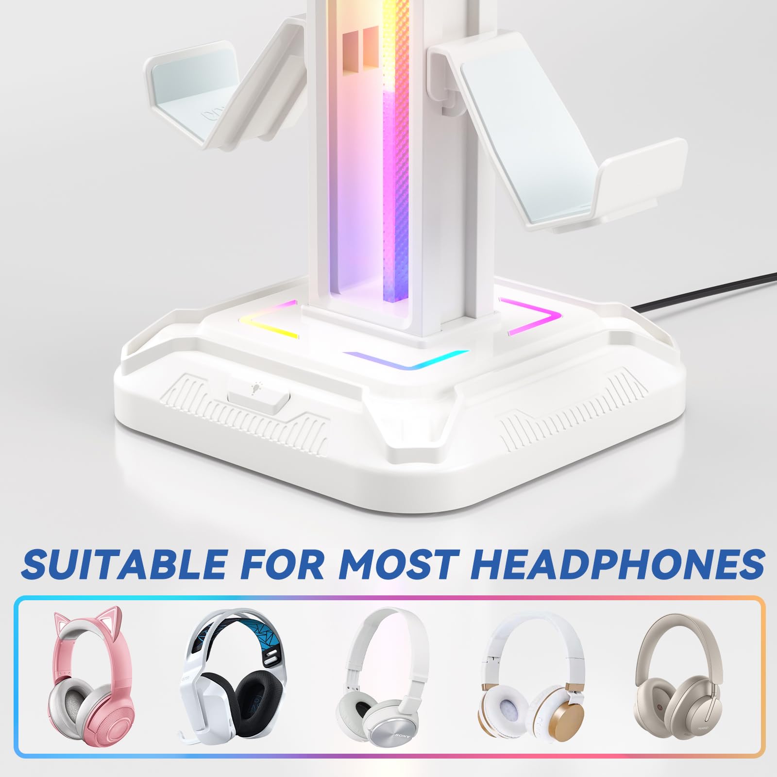 Foto 6 pulgar | Soporte Para Auriculares Kdd Rgb Con 9 Modos De Luz Y Soporte Para Controlador - Venta Internacional.