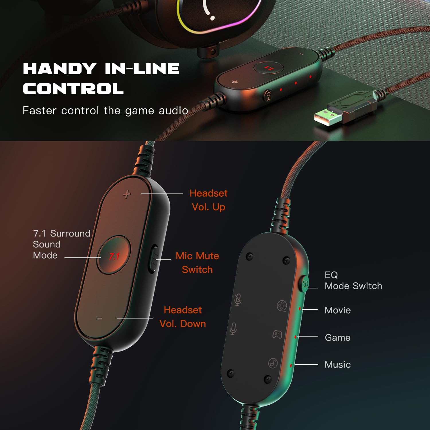 Foto 4 pulgar | Auriculares Para Juegos Fifine Ampligame H6 Con Micrófono 7.1 Usb Pc - Venta Internacional.