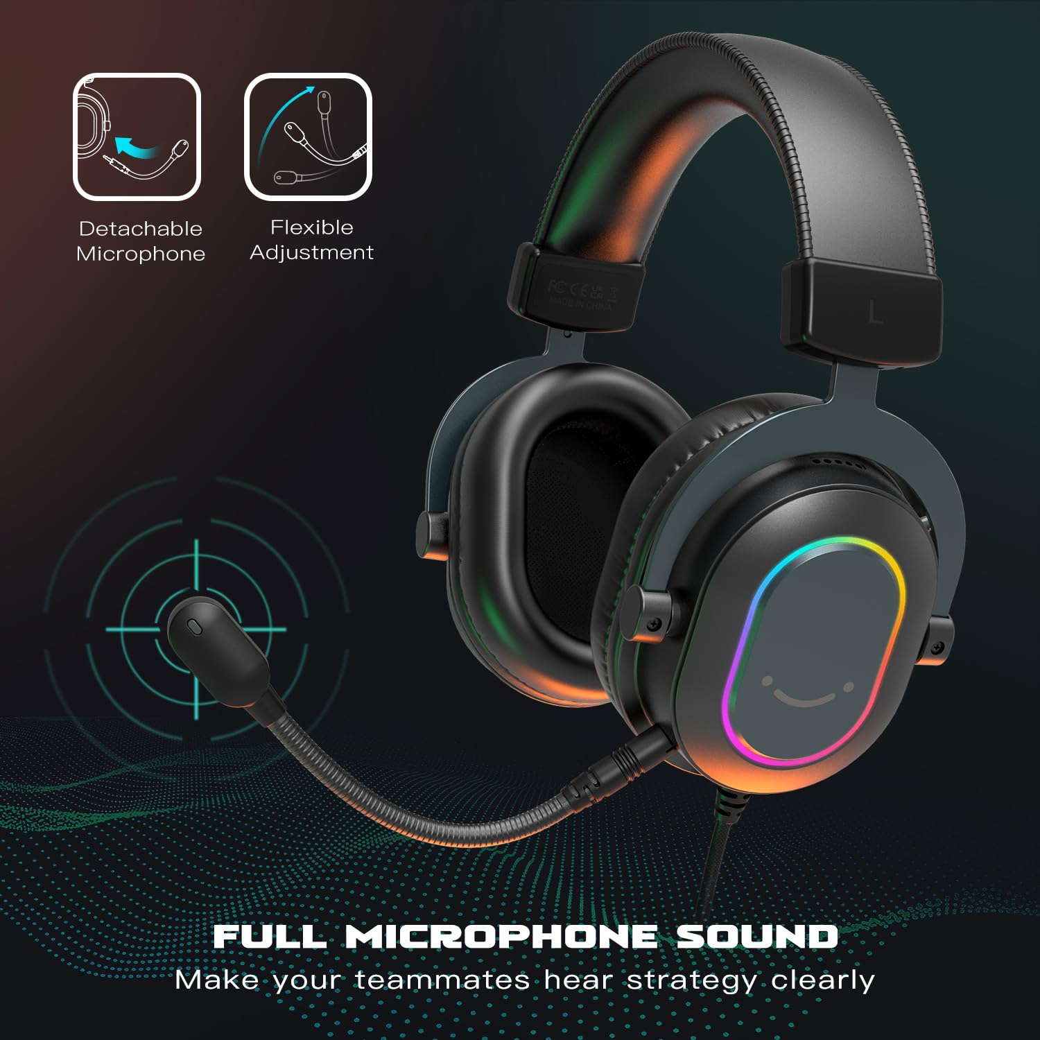 Foto 5 pulgar | Auriculares Para Juegos Fifine Ampligame H6 Con Micrófono 7.1 Usb Pc - Venta Internacional.