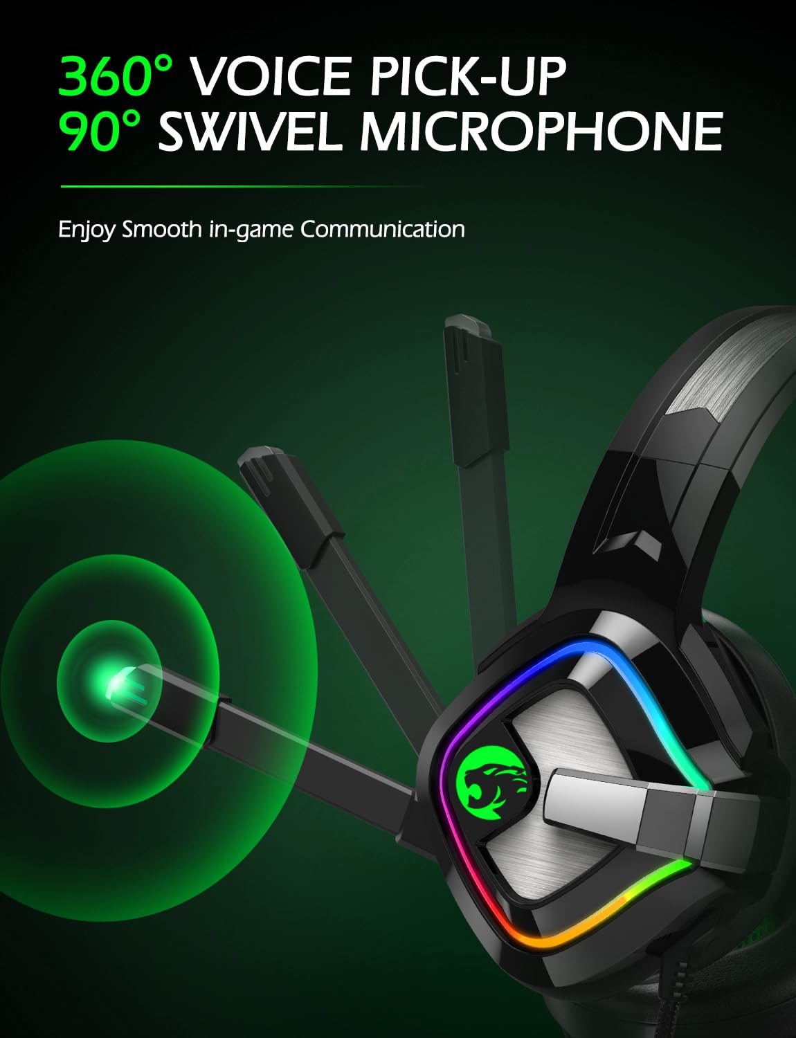Foto 4 pulgar | Auriculares Para Juegos Ziumier Ps4, Xbox One Con Micrófono Con Cancelación De Ruido - Venta Internacional.