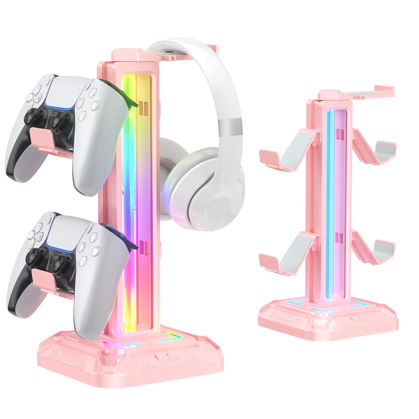 Foto 1 | Soporte Para Auriculares Kdd Rgb Con 9 Modos De Luz Para Pc, Color Rosa - Venta Internacional.