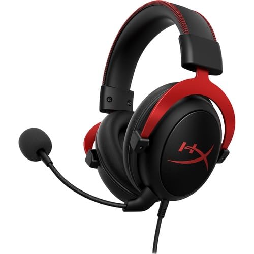 Foto 2 pulgar | Auriculares para Juegos Hyperx Cloud II 7.1 Surround Sound Rojos - Venta Internacional