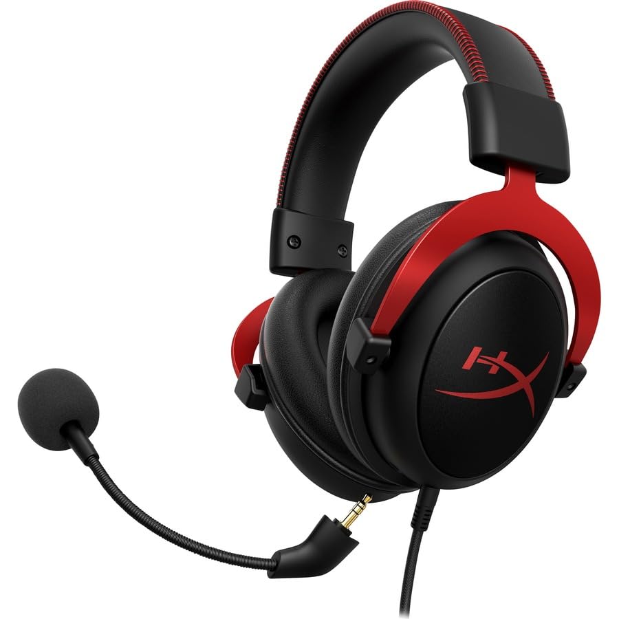 Foto 4 pulgar | Auriculares para Juegos Hyperx Cloud II 7.1 Surround Sound Rojos - Venta Internacional