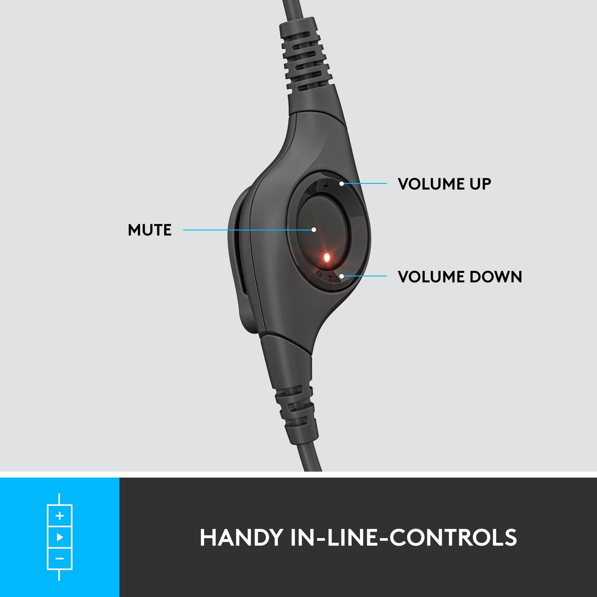 Foto 5 pulgar | Auriculares Estéreo Logitech H390 Con Cable Y Micrófono Usb Con Cancelación De Ruido - Venta Internacional.