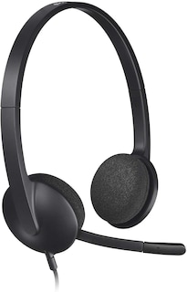 Foto 1 | Auriculares USB H340 de Logitech Estéreo para Windows y Mac Negros - Venta Internacional