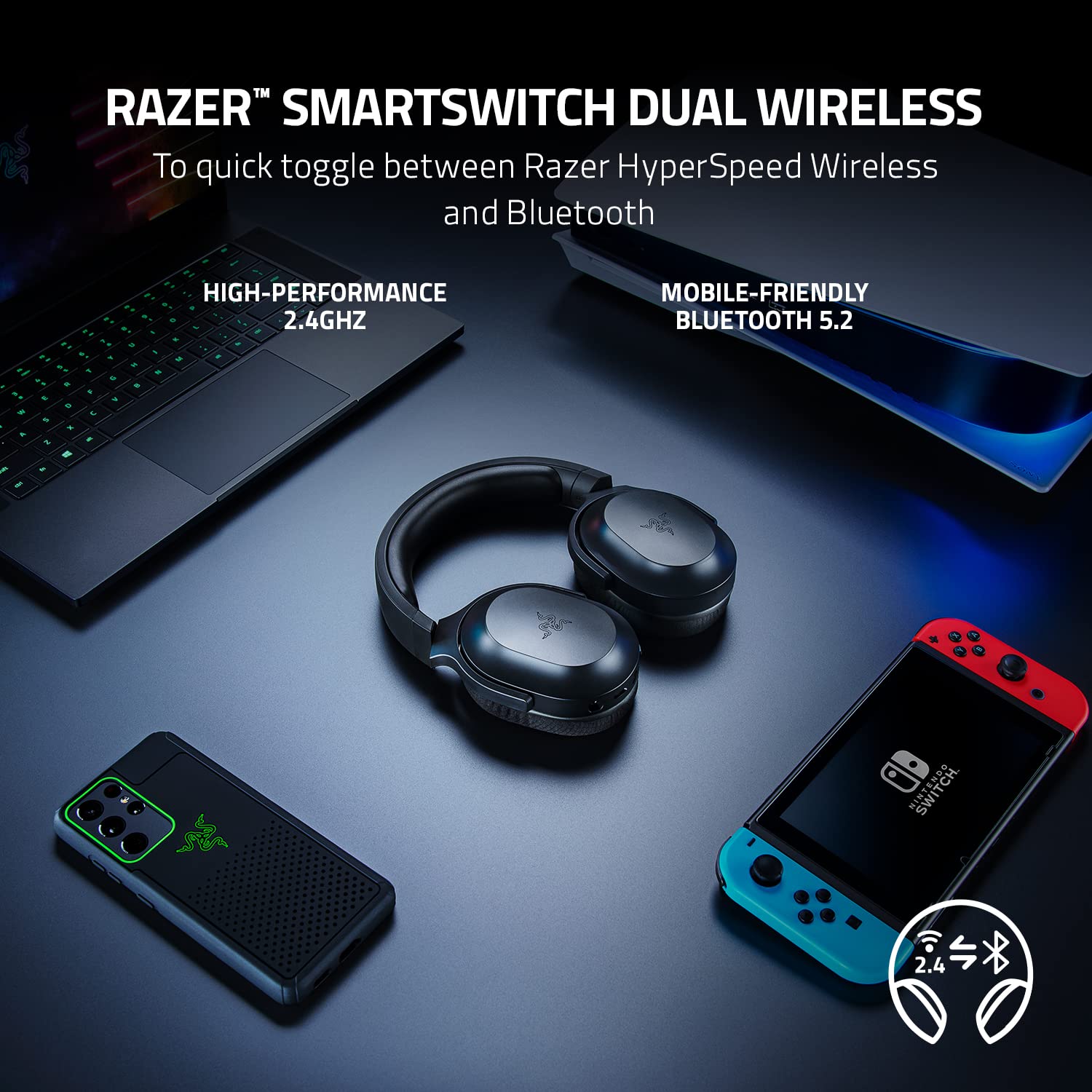 Foto 3 pulgar | Auriculares Inalámbricos Razer Barracuda X para Juegos Y Dispositivos Móviles - Venta Internacional