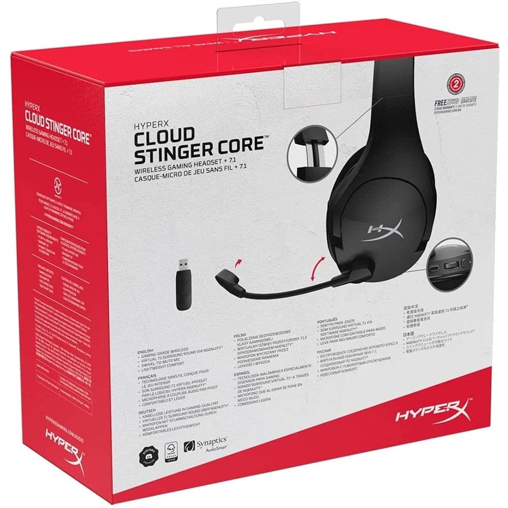 Foto 7 pulgar | Auriculares Para Juegos Hyperx Cloud Stinger Core Inalámbricos Negros Para Pc - Venta Internacional.