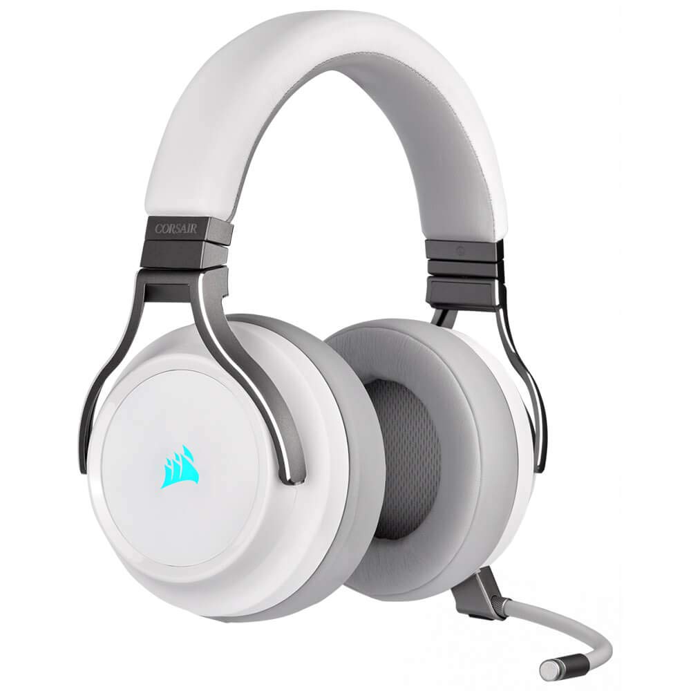 Foto 2 pulgar | Auriculares Para Juegos Corsair Virtuoso Rgb Inalámbricos Blancos - Venta Internacional.