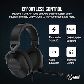 Foto 7 | Auriculares Para Juegos Corsair Hs65 Surround Carbon Con Sonido 7.1 - Venta Internacional.
