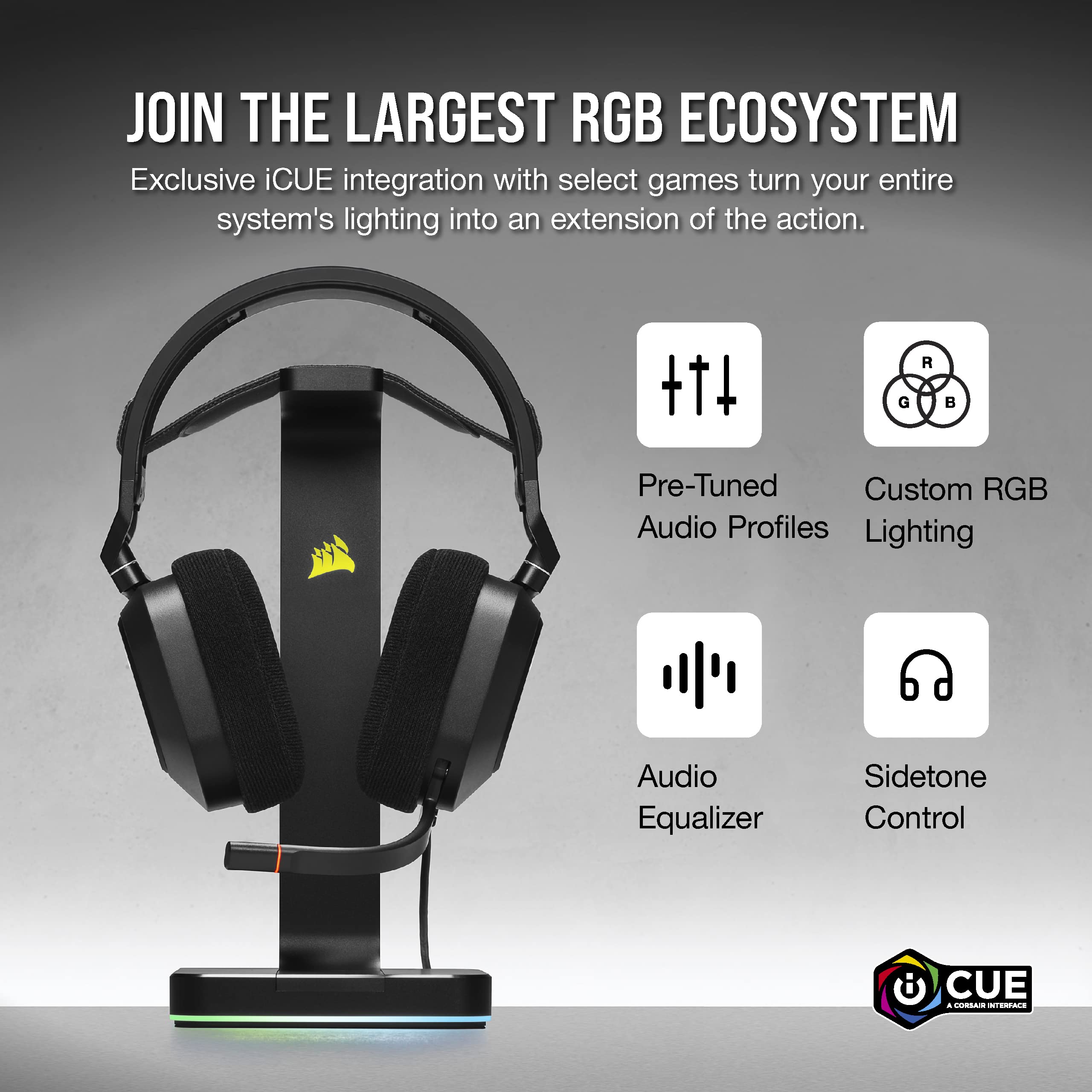 Foto 7 pulgar | Auriculares Para Juegos Corsair Hs80 Rgb Usb Con Dolby Audio 7.1 Carbon - Venta Internacional.