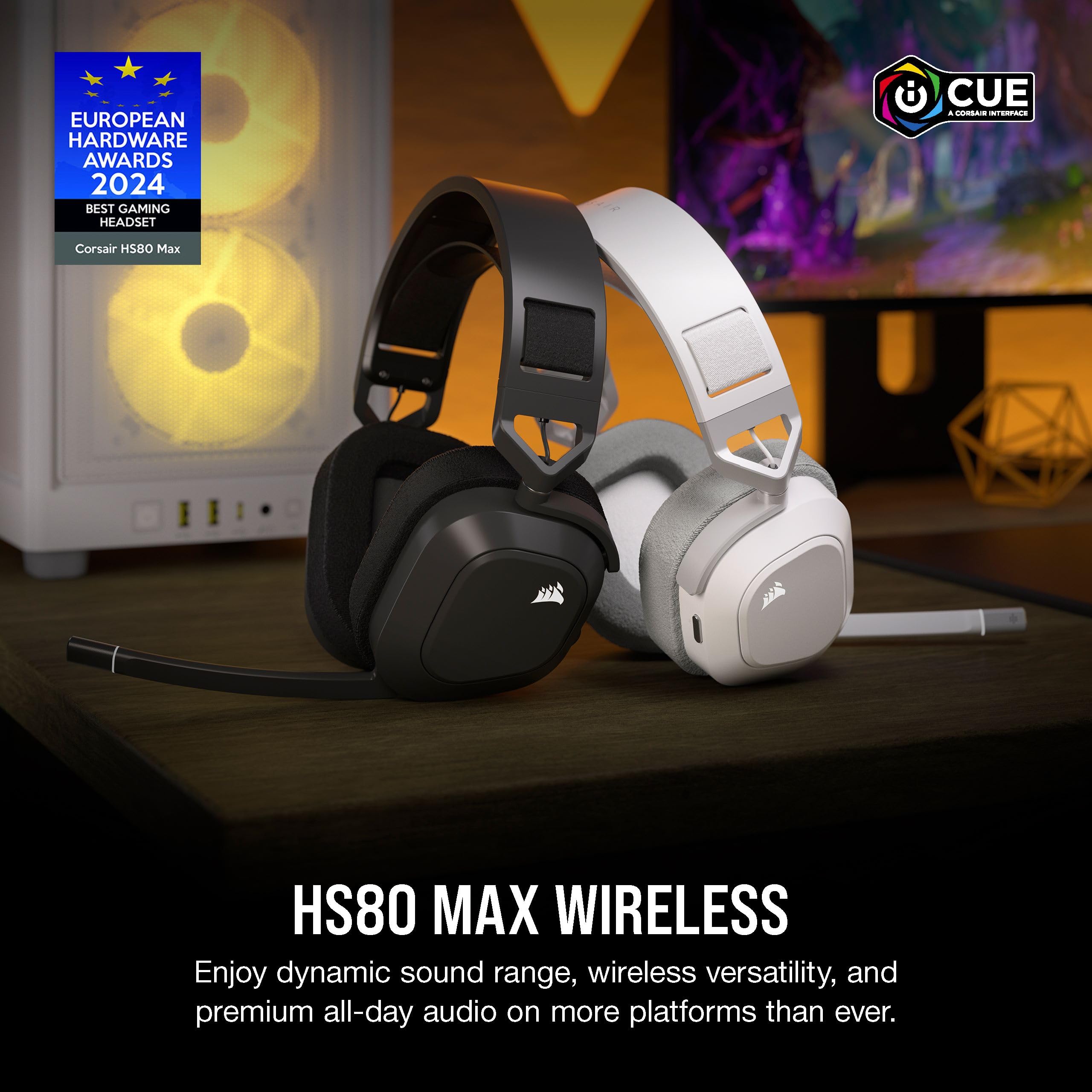 Foto 3 pulgar | Auriculares Para Juegos Corsair Hs80 Max Inalámbricos Con Bluetooth Gray - Venta Internacional.